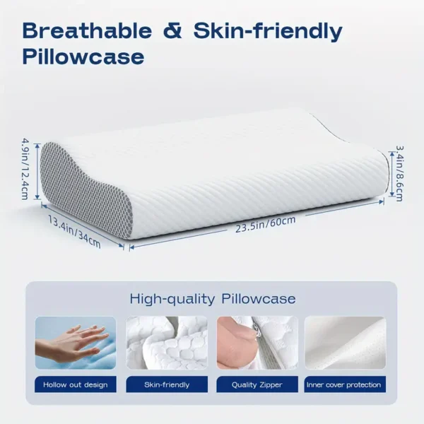 Contoured Cervical Pillow for Neck Relief