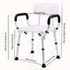Adjustable Height Shower Chair
