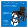 ProBasics Transformer Dual-Purpose Lightweight Wheelchair